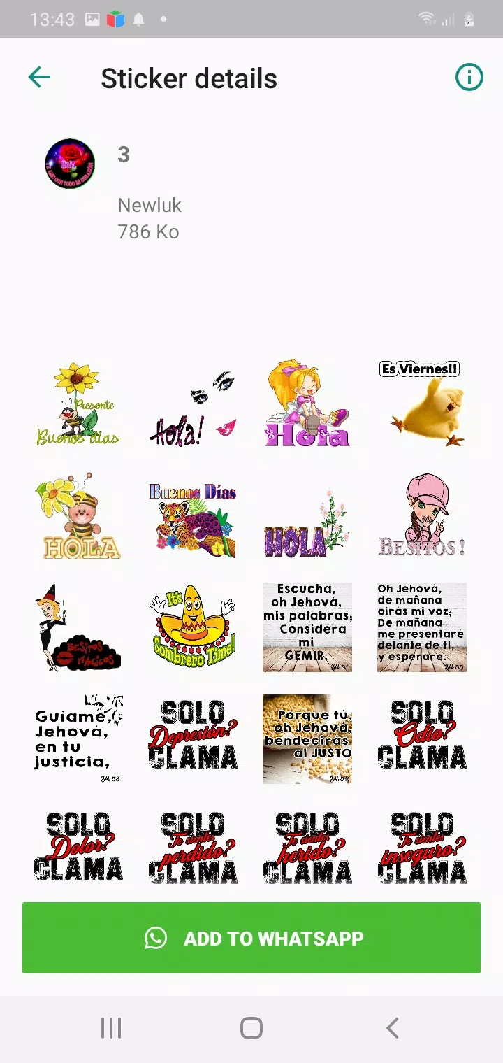 hola stickers saludos en español para whatsapp APK for Android Download