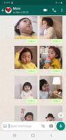 Korean Cute Baby Stickers for Whatsapp Gratis capture d'écran 1