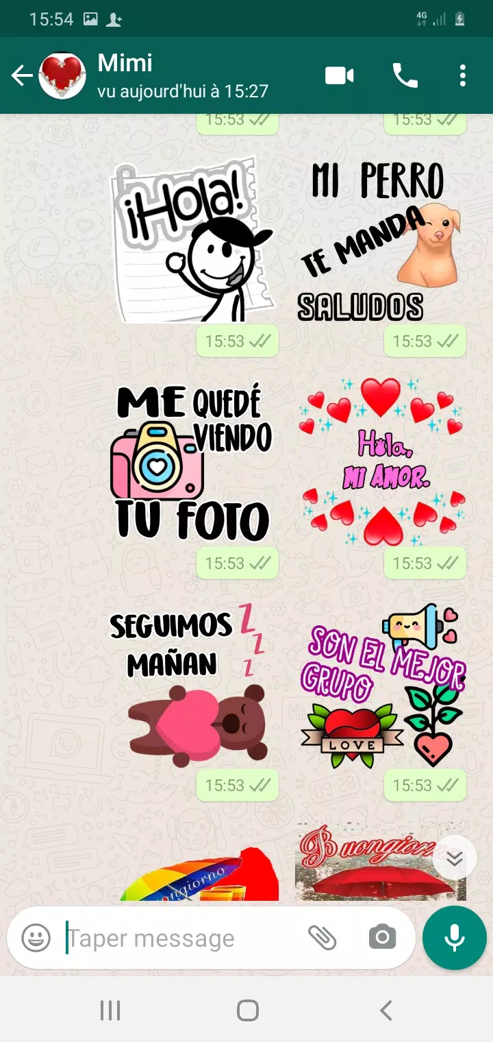 Stickers de saludos con Frases para WhatsApp APK für Android herunterladen