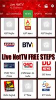 New Live NetTV free channels mobile Steps پوسٹر