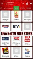 New Live NetTV free channels mobile Steps poster