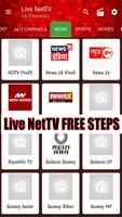 New Live NetTV free channels mobile Steps اسکرین شاٹ 1