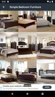 Simple Bedroom Furniture Designs تصوير الشاشة 1