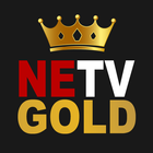 NETV gold futbol ícone