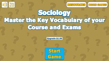 Sociology Vocabulary poster