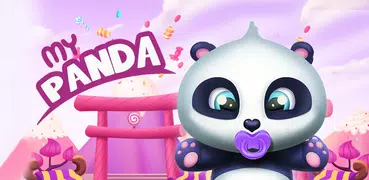Pu 熊猫虚拟宠物和寵愛可爱游戏的孩子