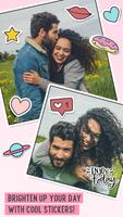 New Stickers for Photos: Sticker App for Girls Affiche