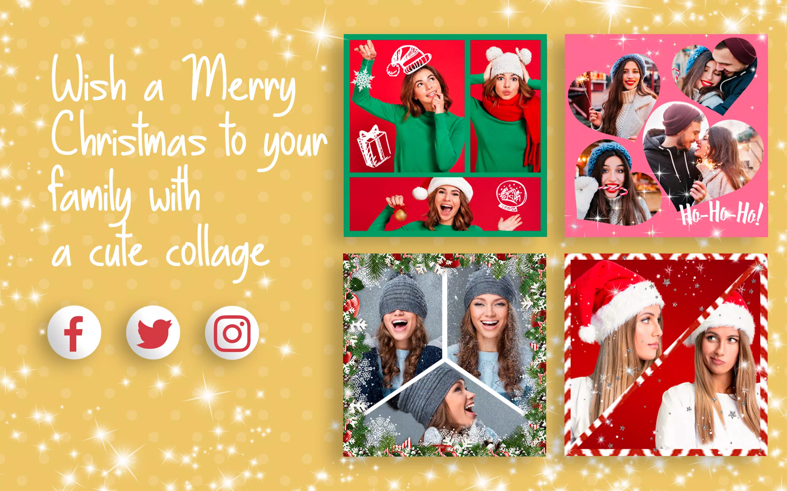 Android 用の クリスマス写真フレーム 新年 フォトフレーム アプリ Apk をダウンロード