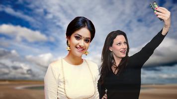 Selfie With keerthi suresh Photo Editor screenshot 3