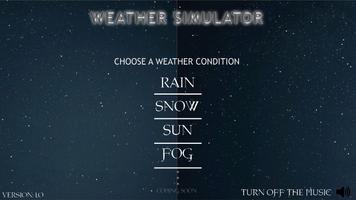 Weather Simulator ポスター