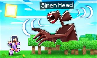 Siren Head Mod for Minecraft P poster