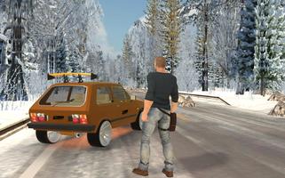 Snow Car Driving Simulator ภาพหน้าจอ 1