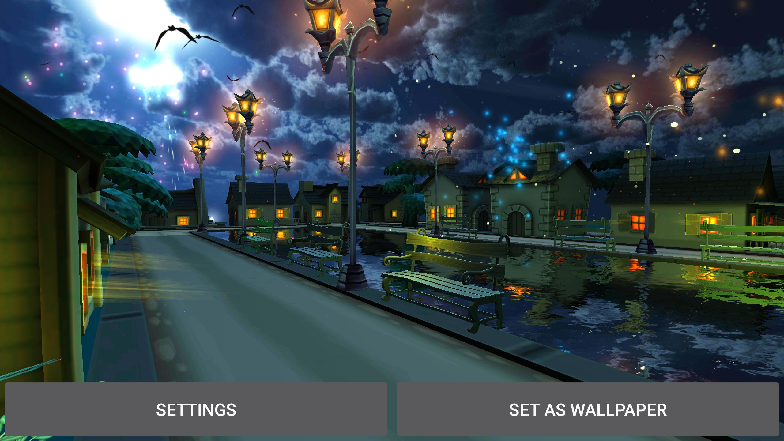 Cartoon Night Live Wallpaper For Android Apk Download
