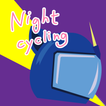 Night cycling icon