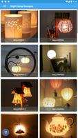 Lampe de nuit Designs Affiche