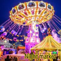 Night market Cartaz