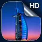 Dubai a Noite Papel de Parede ícone