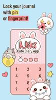 Niki: Cute Diary App پوسٹر