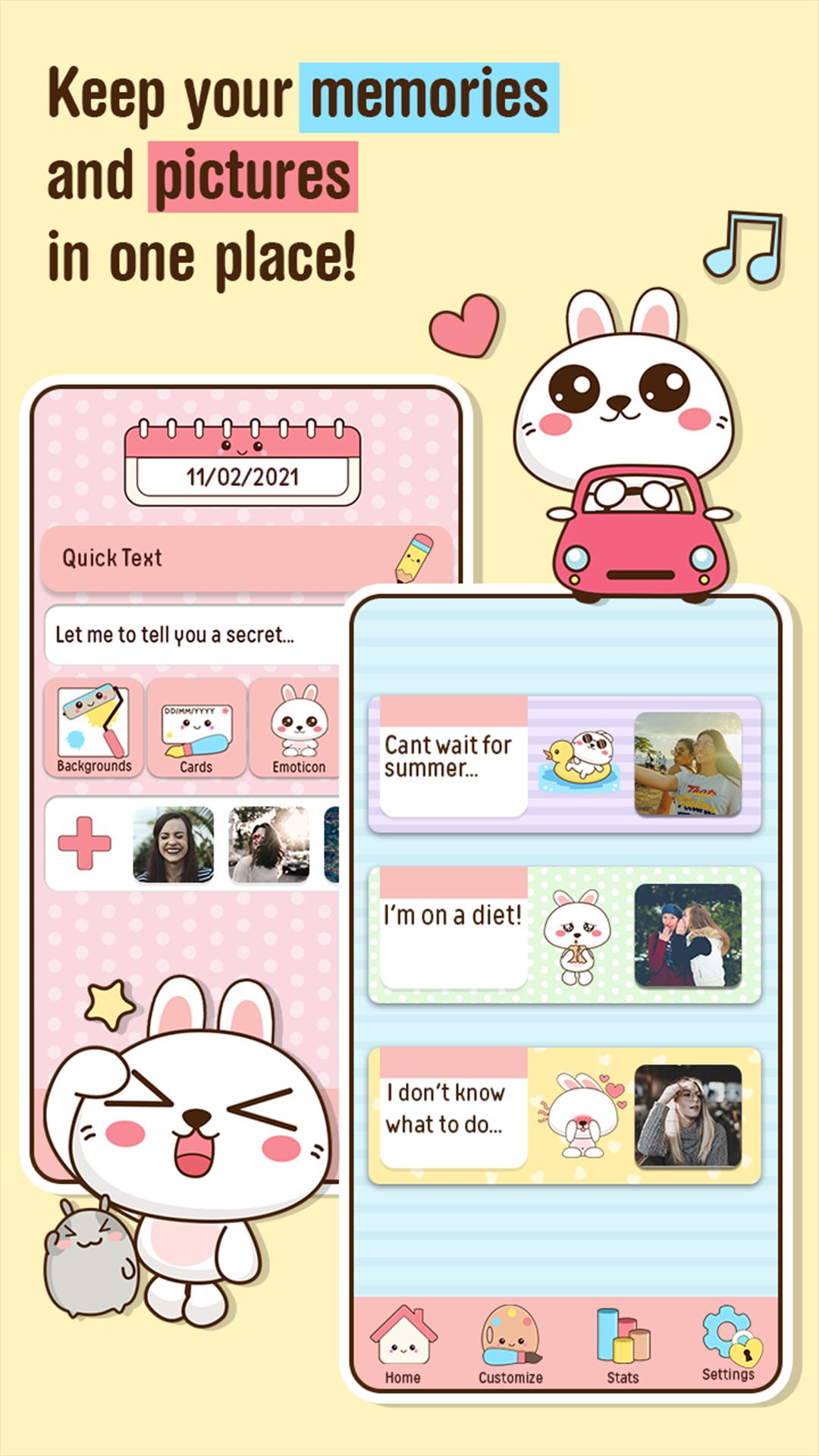 Android 用の 二キ 可愛い 日記 アプリ Apk をダウンロード Android 用の 二キ 可愛い 日記 アプリ Apk をダウンロード