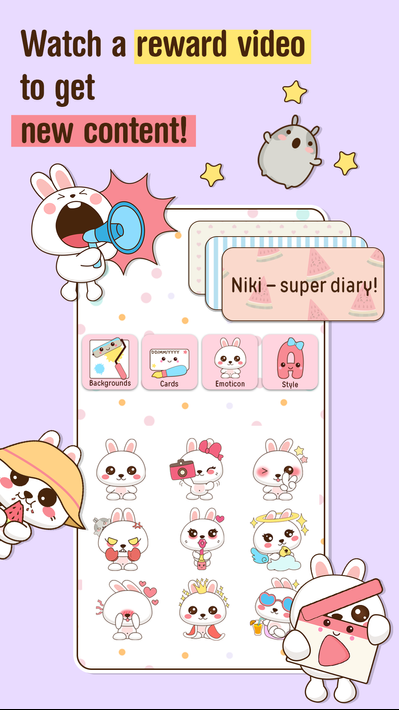Niki: Cute Diary App screenshot 3
