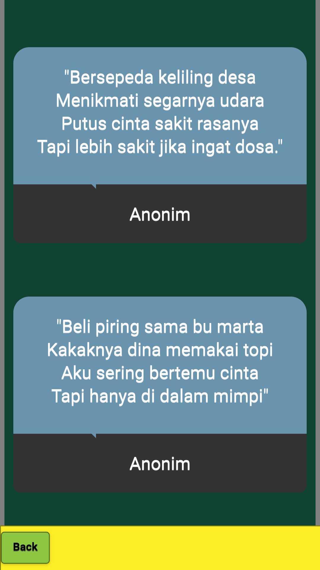Pantun Buat Mantan Baper Galau Terbaru For Android Apk Download