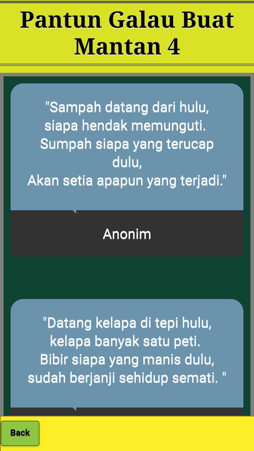 Pantun Buat Mantan Baper Galau Terbaru For Android Apk Download