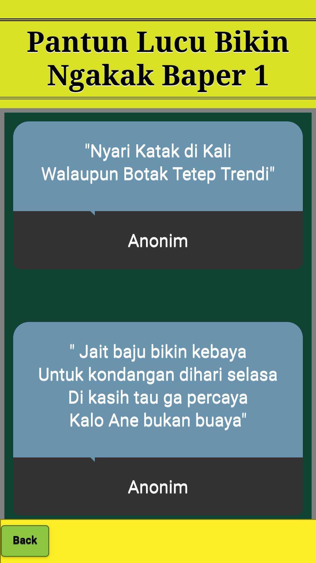 Pantun Lucu Bikin Ngakak Baper Terbaru For Android Apk Download