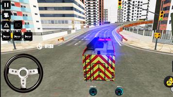 برنامه‌نما Real Fire Truck Simulation 21 عکس از صفحه