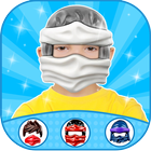 Mask ninja hero costume camera photo editor ikona