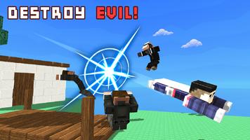 Flying Superhero: Blocky World ảnh chụp màn hình 1