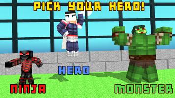 Hero Champions: Blocky-Verse ảnh chụp màn hình 1