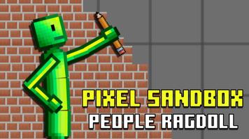 Pixel Sandbox: Ragdoll Mod Cartaz