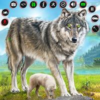 Jeux de loups simulateur 3d Affiche