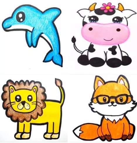 Download do APK de Como desenhar animais fofos para Android