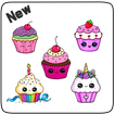 Cara Menggambar Cupcake Lucu