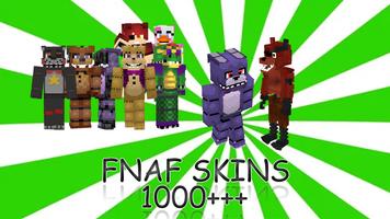 Skins FNAF pour Minecraft PE Affiche