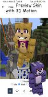 Skins FNAF pour Minecraft PE capture d'écran 1