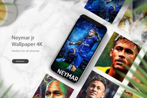 Fonds d'écran Neymar Jr 4K Affiche