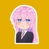 Shikimori-stickers voor WA