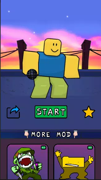 Download A hilariously silly Roblox Noob Wallpaper