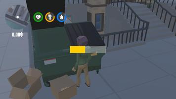 Homeless Simulator captura de pantalla 3