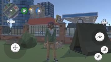 Homeless Simulator captura de pantalla 1