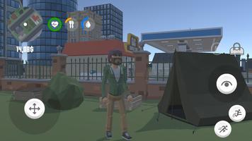 Homeless Simulator ảnh chụp màn hình 1