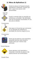 Menu de Aplicativos de Trânsito poster