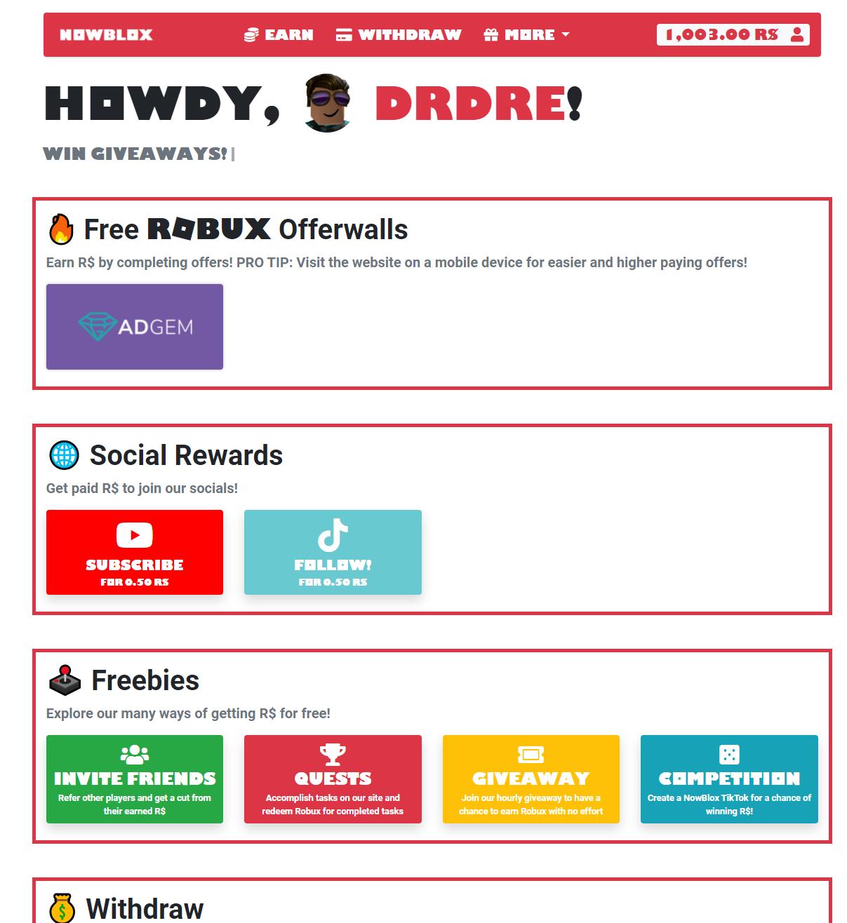 Nowblox Earn Free Robux On The App Store For Android Apk Download Nowblox Earn Free Robux On The App Store For Android Apk Download