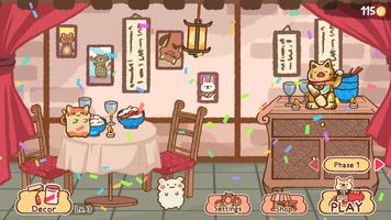 Cute Kawaii Restaurant Affiche