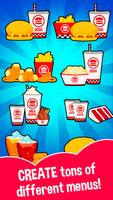 Burger Restaurant: Food Merge syot layar 1