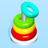 Color Ring Stack (Hoop Sort)