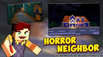 Horror Neighbor Mod постер