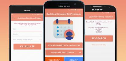 Ovulation Calculator for Pregnancy poster